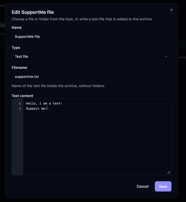 additional-archive-content-enter-text-file.png