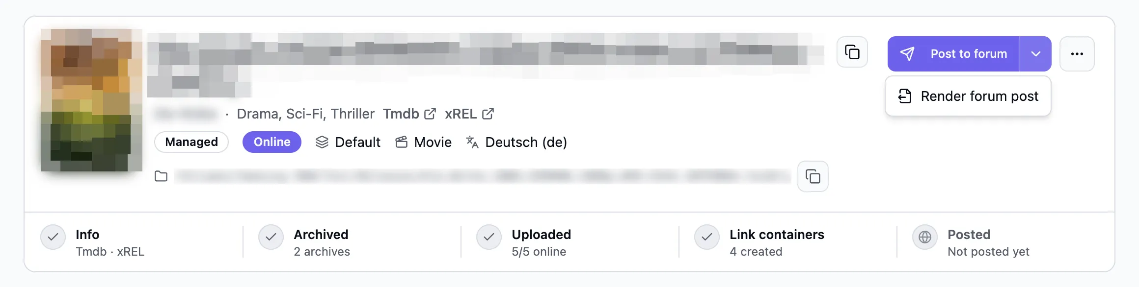 Schaltfläche Im Forum posten